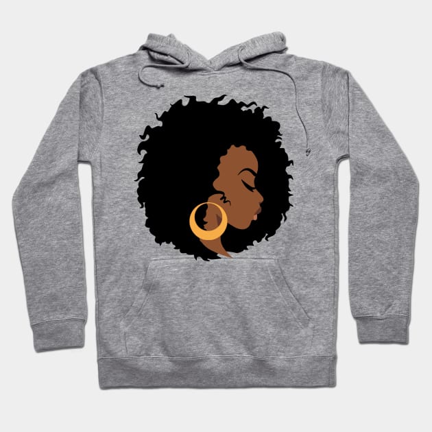 Black Woman, Black Girl Magic, African American Hoodie by UrbanLifeApparel